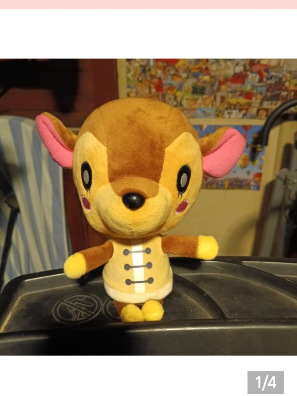Brown & Yellow Deer Plush Toy - Soft Character Stuffed Animal
